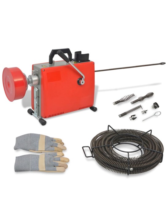 Stroj na čištění odpadů 250 W 15 m x 16 mm 4,5 m x 9,5 mm