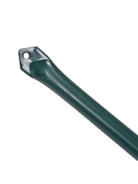 Plotové sloupky, 10 ks, kov, 1 m, zelené