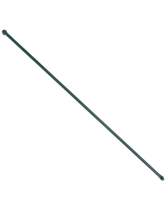 Plotové sloupky, 10 ks, kov, 1,5 m, zelené