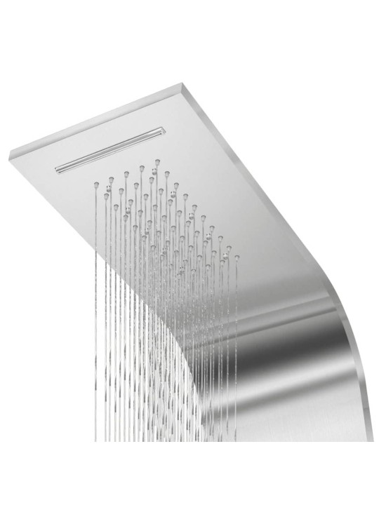 Sprchový panel set nerezová ocel zaoblený