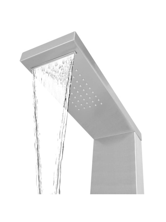 Sprchový panel set z nerezové oceli s čtvercovým designem