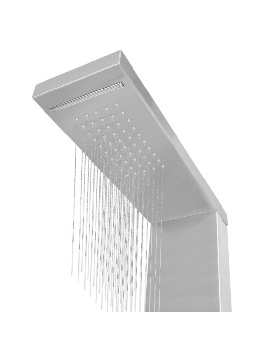 Sprchový panel set z nerezové oceli s čtvercovým designem