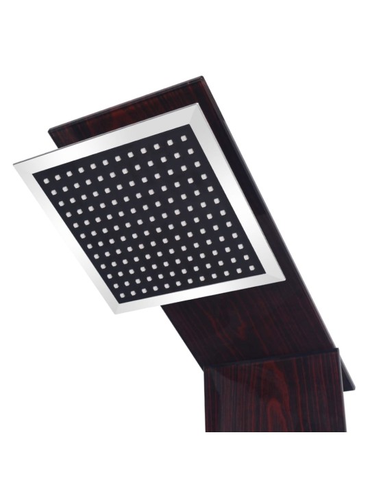 Sprchový panel set sklo hnědý