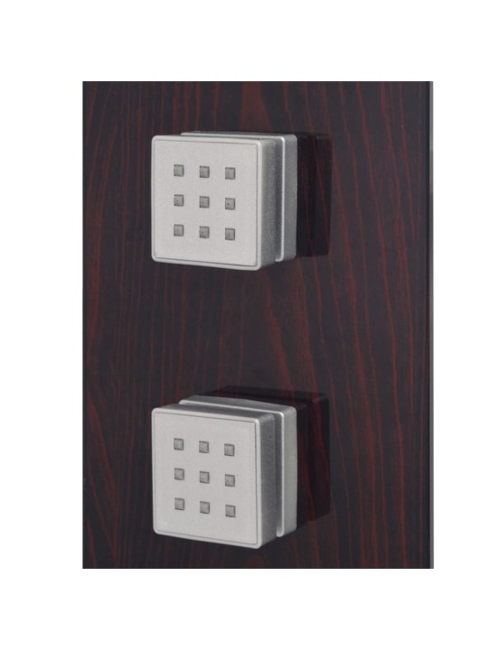 Sprchový panel set sklo hnědý