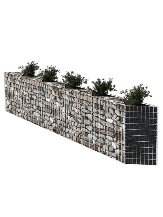 Gabionový koš pozinkovaná ocel 300 x 30 x 100 cm