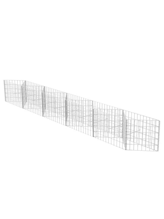 Gabionový koš pozinkovaná ocel 300 x 30 x 50 cm