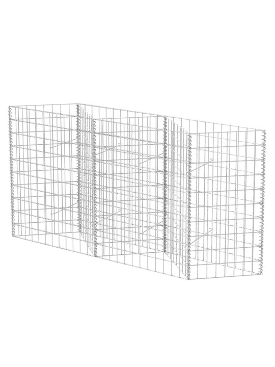 Gabionový koš pozinkovaná ocel 120 x 30 x 100 cm