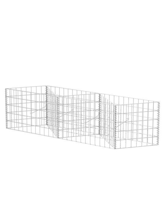 Gabionový koš pozinkovaná ocel 120 x 30 x 50 cm