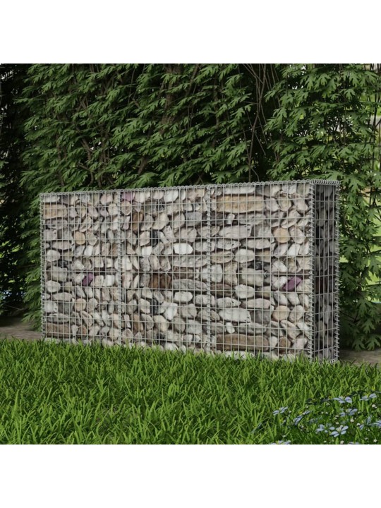 Gabionový koš pozinkovaná ocel 200 x 30 x 100 cm