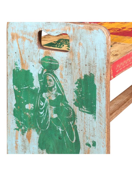 Cola lavice masivní recyklované dřevo 100 x 30 x 50 cm