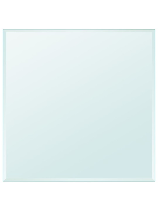 Stolní deska z tvrzeného skla čtvercová 800x800 mm