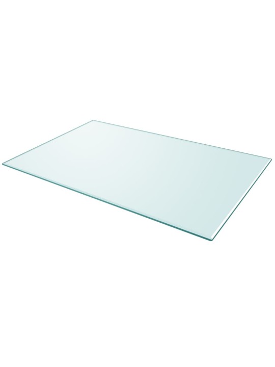 Stolní deska z tvrzeného skla obdélníková 1000x620 mm