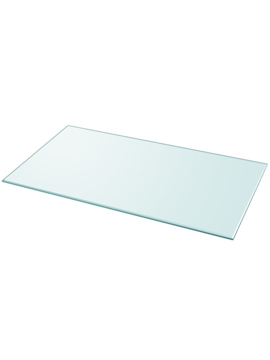 Stolní deska z tvrzeného skla obdélníková 1200x650 mm