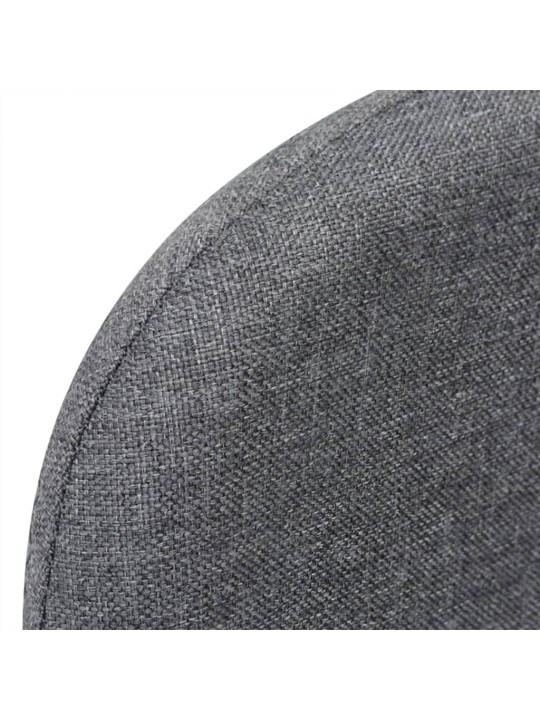 Rozkládací křeslo světle šedé textil