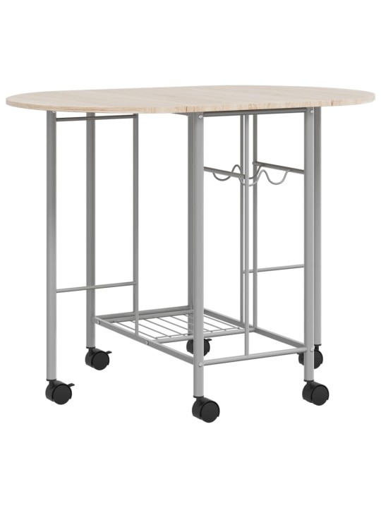 Pětidílný jídelní set skládací, MDF