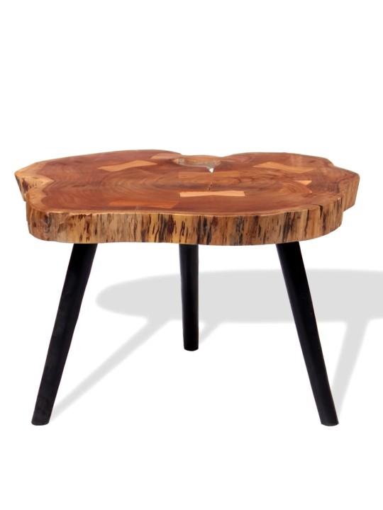 Konferenční stolek ze špalků masivní akácie (55–60)x40 cm