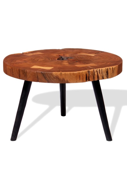 Konferenční stolek ze špalků masivní akácie (55–60)x40 cm