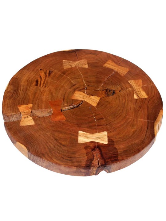 Konferenční stolek ze špalků masivní akácie (55–60)x40 cm