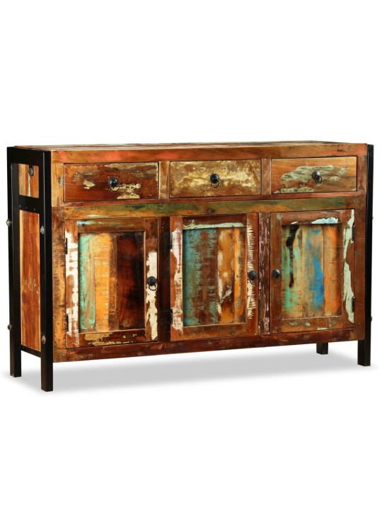 Příborník masivní recyklované dřevo 120 x 35 x 76 cm