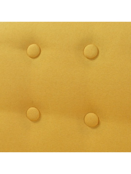 Křeslo žluté textil