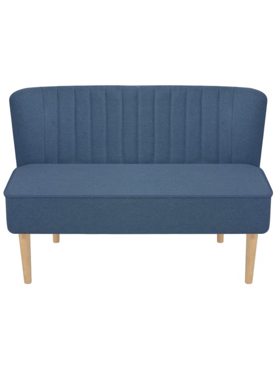 Pohovka textil 117 x 55,5 x 77 cm modrá