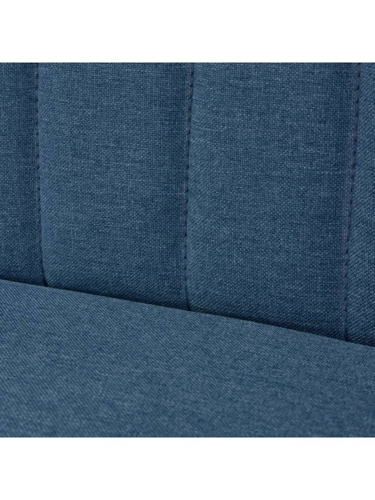 Pohovka textil 117 x 55,5 x 77 cm modrá