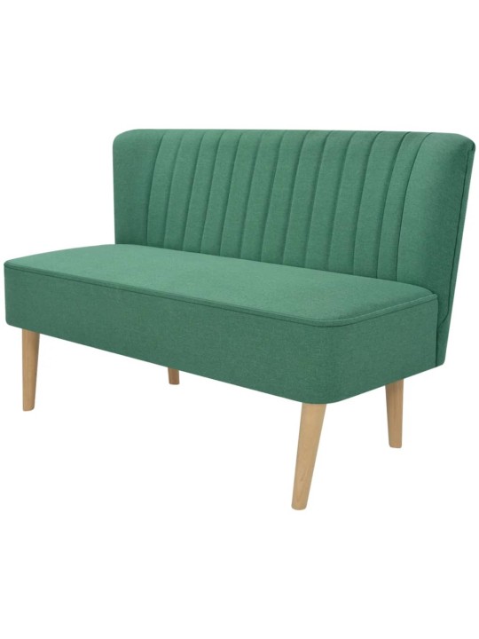 Pohovka textil 117 x 55,5 x 77 cm zelená