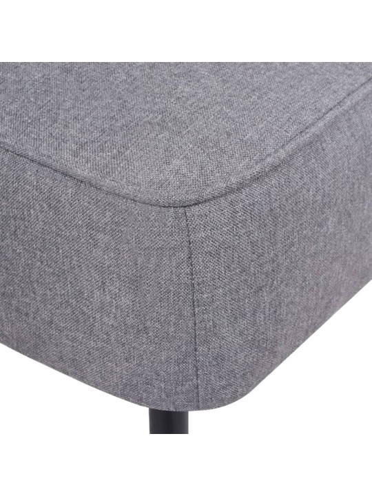 Koktejlová židle tmavě šedá textil