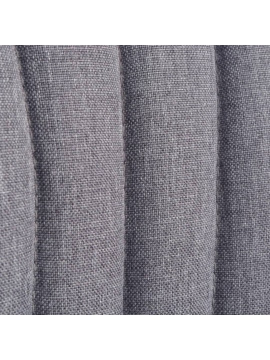 Koktejlová židle tmavě šedá textil