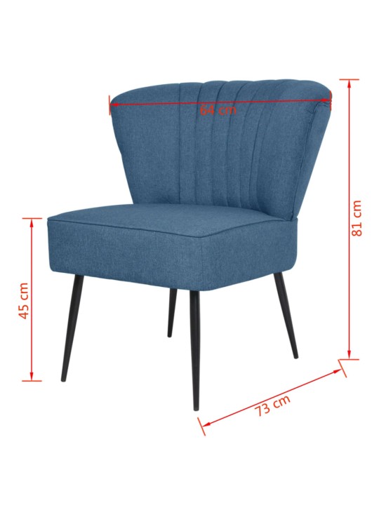Koktejlová židle zelená textil