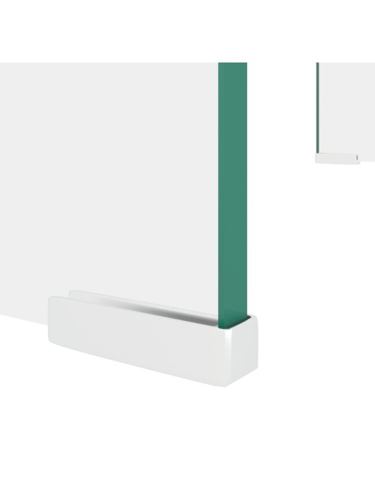 TV stolek / podstavec na monitor sklo čiré 60x25x11 cm