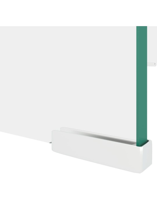 TV stolek / podstavec na monitor čiré sklo 70x30x13 cm