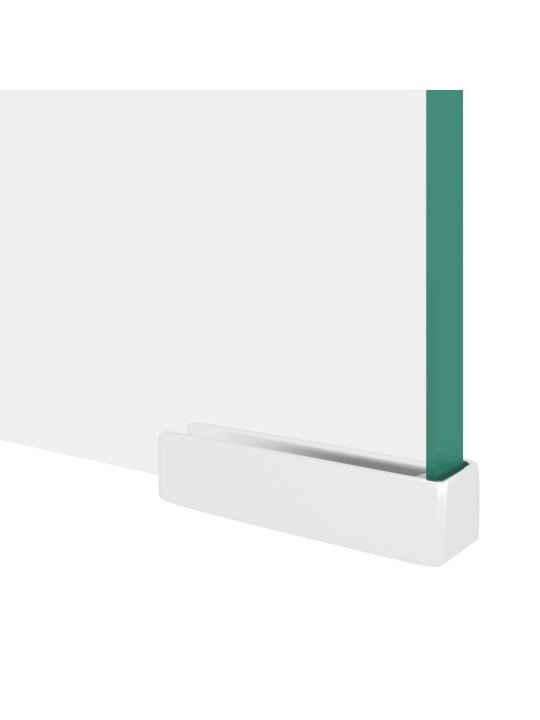 TV stolek / podstavec na monitor čiré sklo 120x30x13 cm