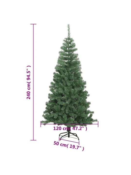 Umělý vánoční strom L 240 cm zelený