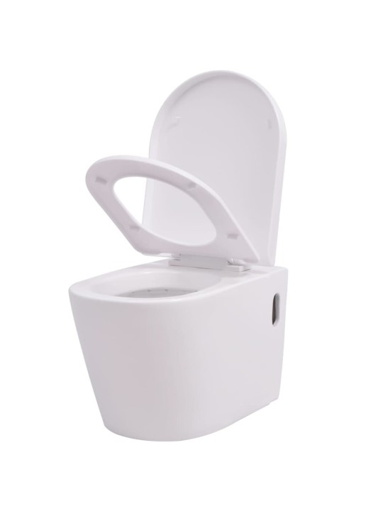 Závěsné WC keramické bílé