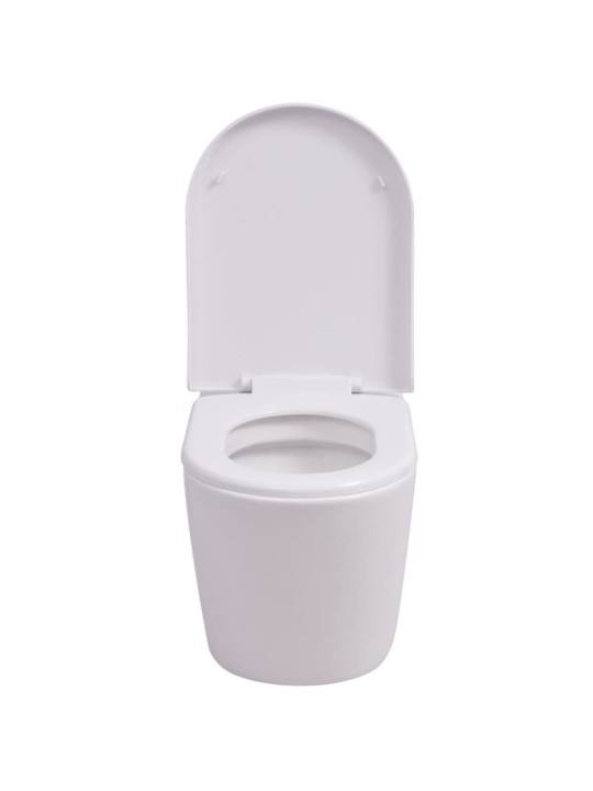 Závěsné WC keramické bílé