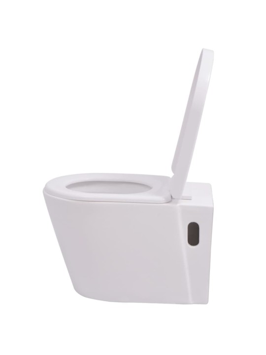 Závěsné WC keramické bílé