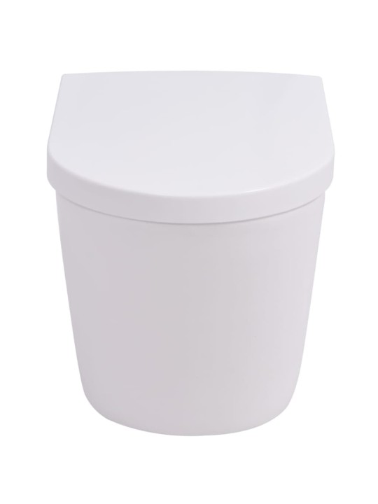 Závěsné WC keramické bílé