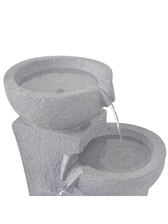 Interiérová fontána s LED osvětlením, polyresin