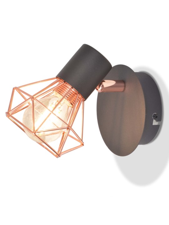 Nástěnné lampy 2 ks 2 LED žárovky se žhavicím vláknem 8 W