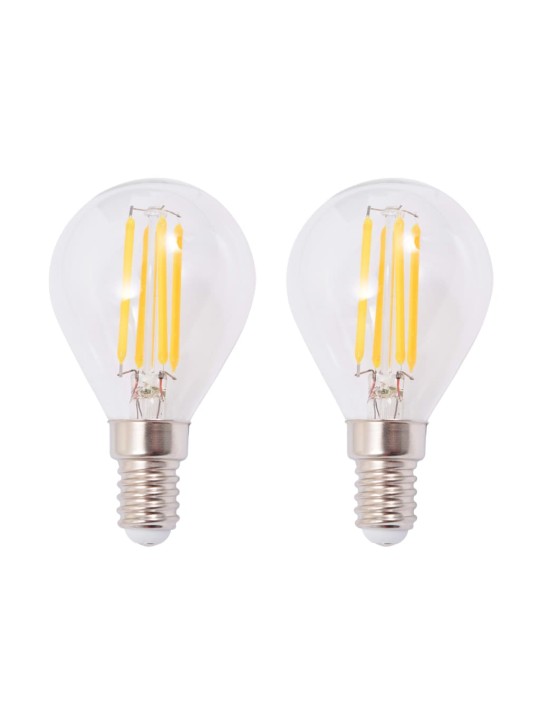 Stropní světlo se 2 LED žárovkami se žhavicím vláknem 8 W