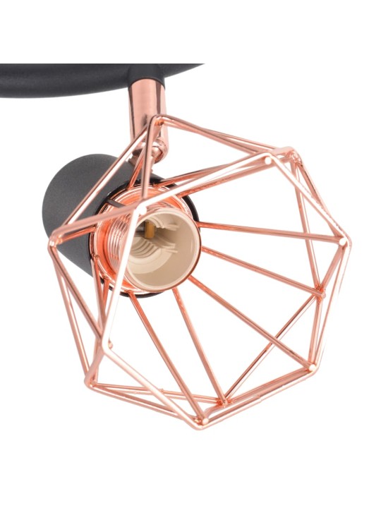 Stropní světlo se 3 LED žárovkami se žhavicím vláknem 12 W