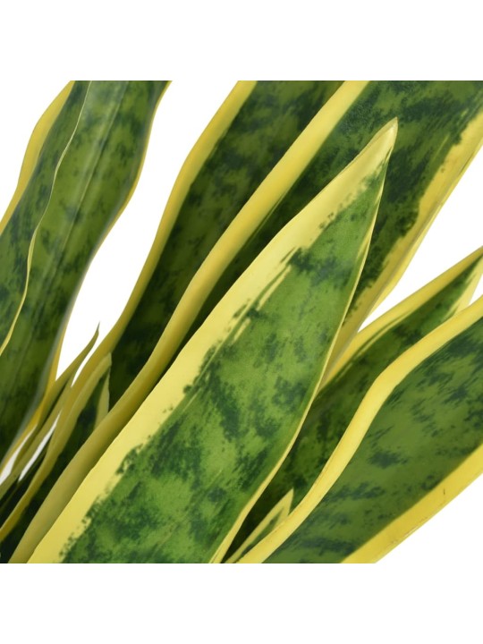 Umělá rostlina sansevieria s květináčem 90 cm zelená