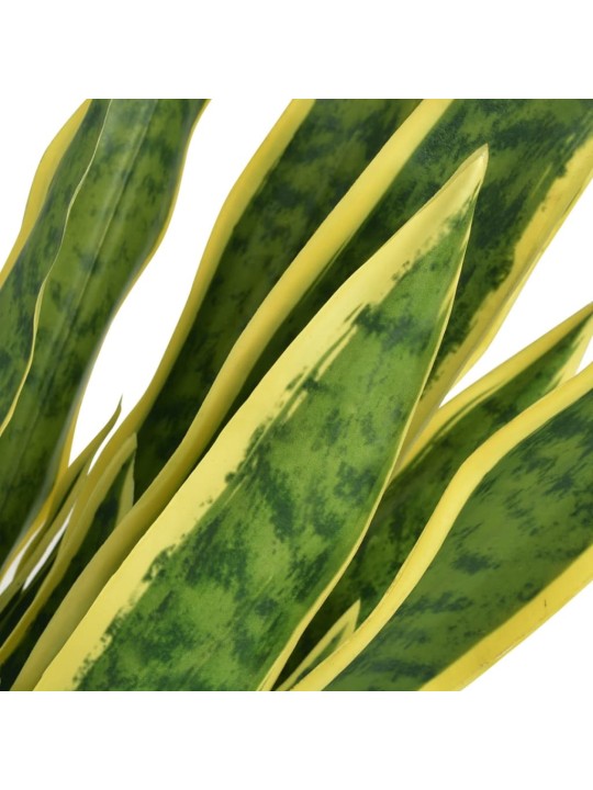 Umělá rostlina sansevieria s květináčem 65 cm zelená