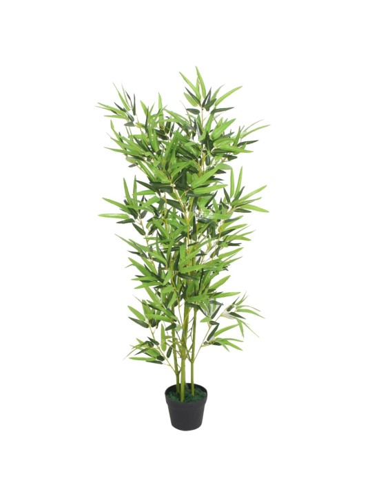 Umělá rostlina bambus s květináčem 120 cm zelený