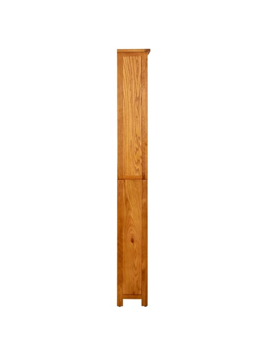 Knihovna se 6 policemi 80 x 22,5 x 180 cm masivní dubové dřevo
