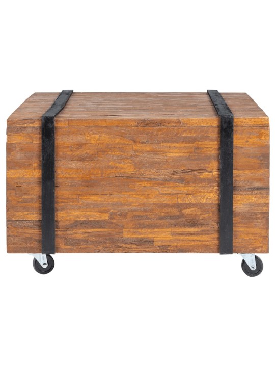 Odkládací stolek, teak, 60x60x38 cm