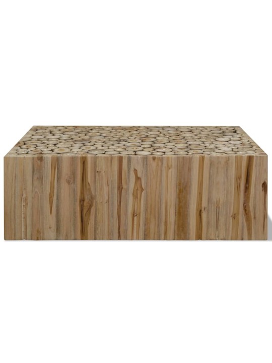 Konferenční stolek pravý teak 90 x 50 x 30 cm