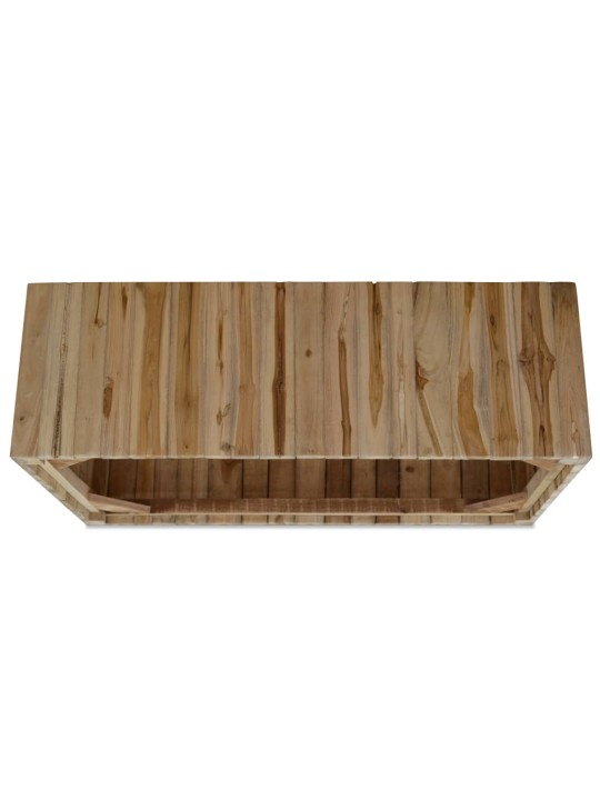 Konferenční stolek pravý teak 90 x 50 x 30 cm