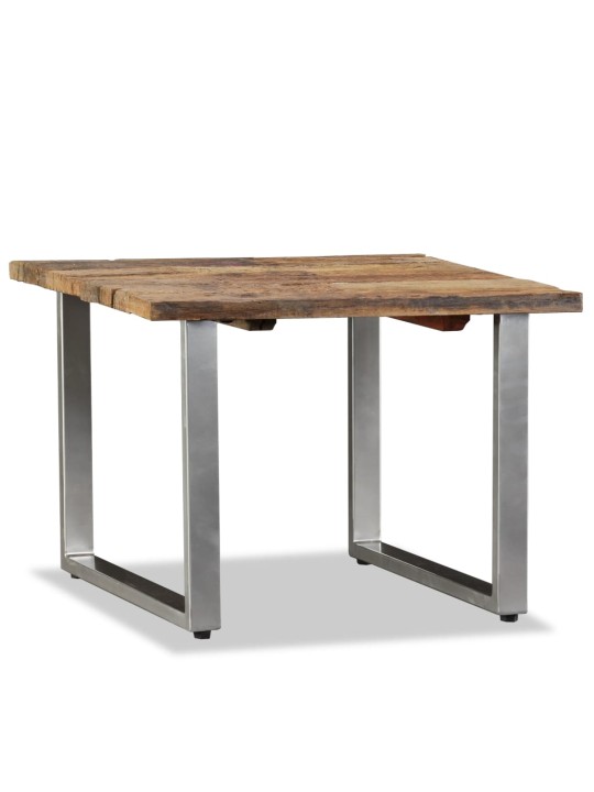 Konferenční stůl masivní recyklované dřevo 55 x 55 x 40 cm